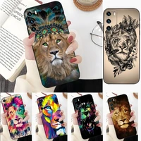 lion cool phone case for huawei p50 p50pro p40 p30 p20 p10 p9 pro plus p8 p7 psmart z 2022 2021 nova 8 8i 8pro 8se back cover
