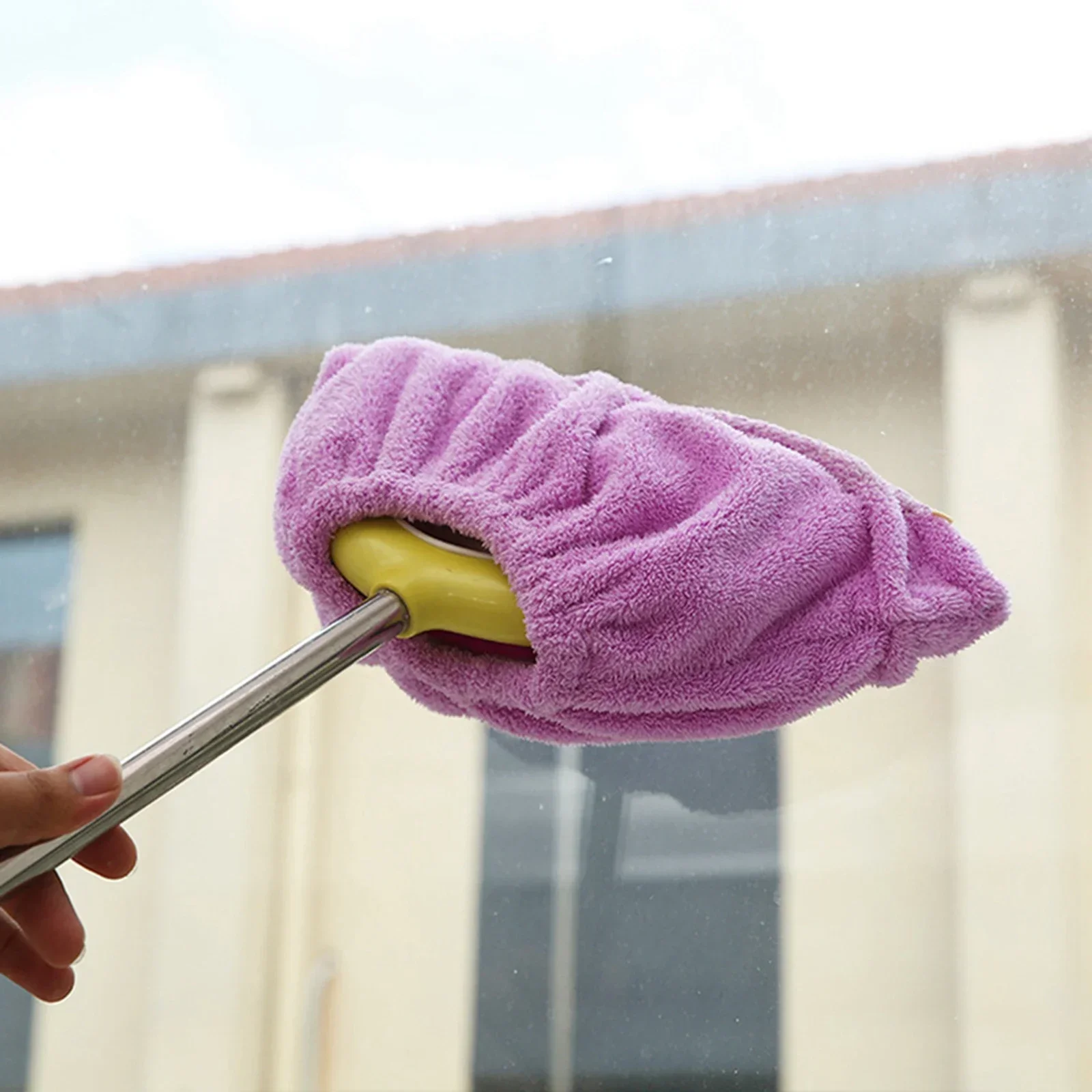 Новинка многофункциональная Швабра для пола из кораллового бархата с