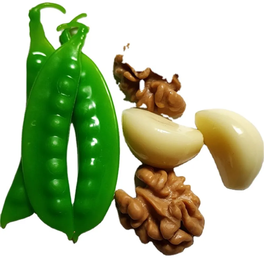 

Реалистичный Миниатюрный Кукольный дом, фигурки еды, искусственный чеснок, горох, семена Juglandis, еда, игрушки для кухни, декор комнаты