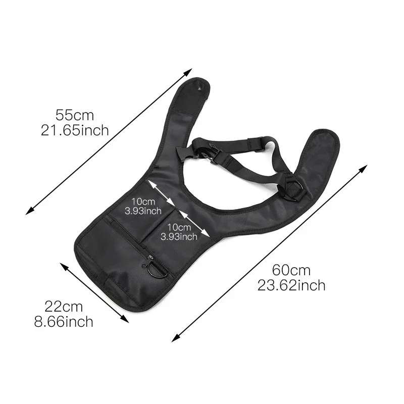 Waterproof Black Chest Bags Underarm Shoulder Tactical pouch Men Shoulder pack anti-Theft sling Outdoor Army Travel Accessories