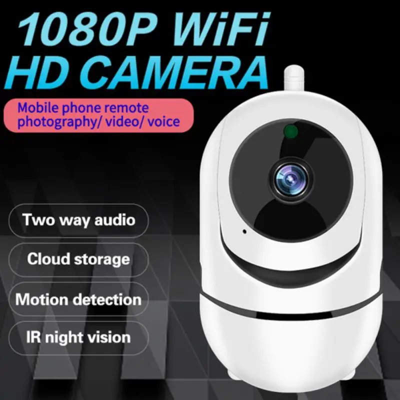 

Wi-Fi радионяня с камерой 1080P уличная видеоняня мини-камера двустороннее аудио ночное видение умная домашняя камера безопасности движение
