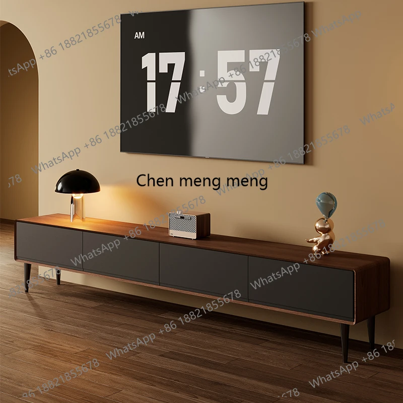 Фото Тумба под телевизор A48 Nordic Elegant: элегантный дизайн, оригинальный стиль, экономия пространства, мебель для гостиной. №4