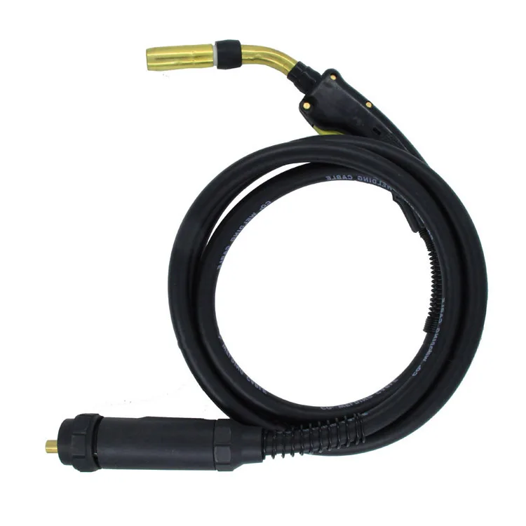 

DEM BND400A 3m/4m/5m Straight Handle BND Type Euro connector semi-automatic air-cooled mig welding torch