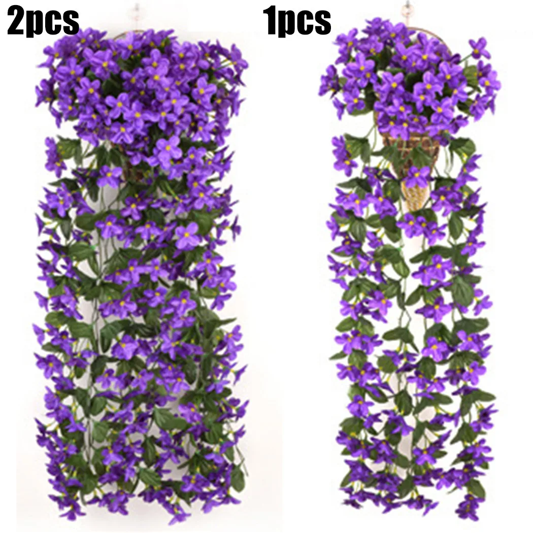 

Durable High Quality New Practical Flower Vine Fake Garland Plant 1 Pc 85 Cm Artificial Gift Home Garden Decor