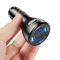quick 50w qc3 0 4 usb car charger fast charge mobile phone charger socket battery charging units auto replacement parts