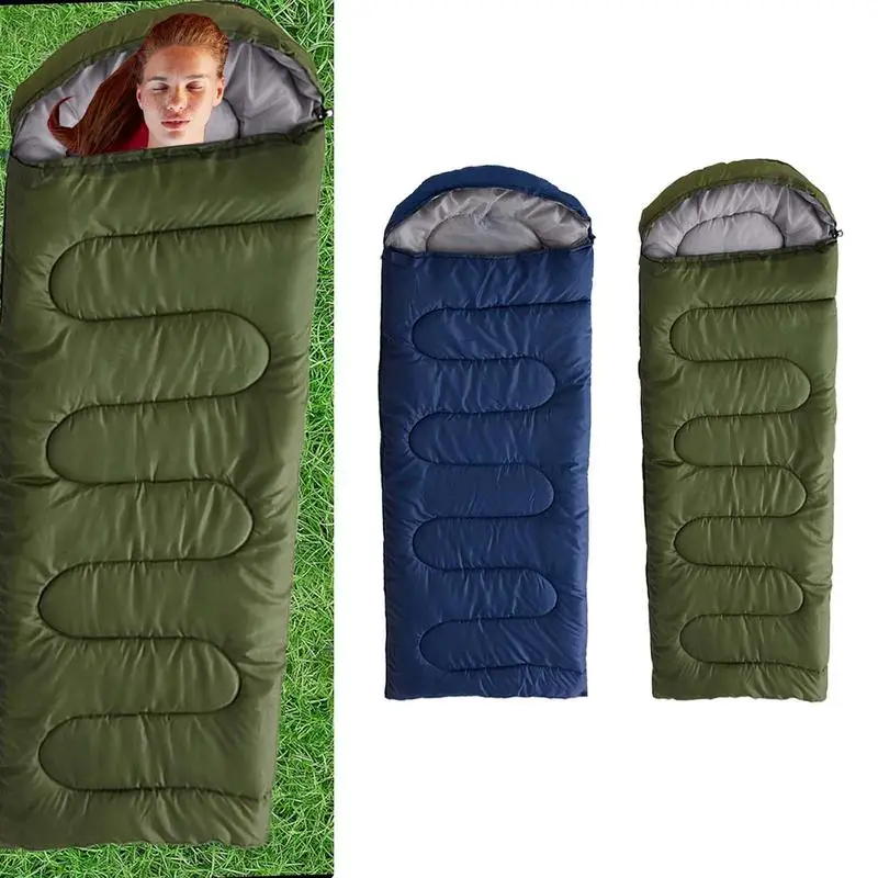 

Moistureproof Warm Weather Sleeping Bag Portable Envelope Backpack Sleeping Bag With Handbag For Outdoor Travel Hiking