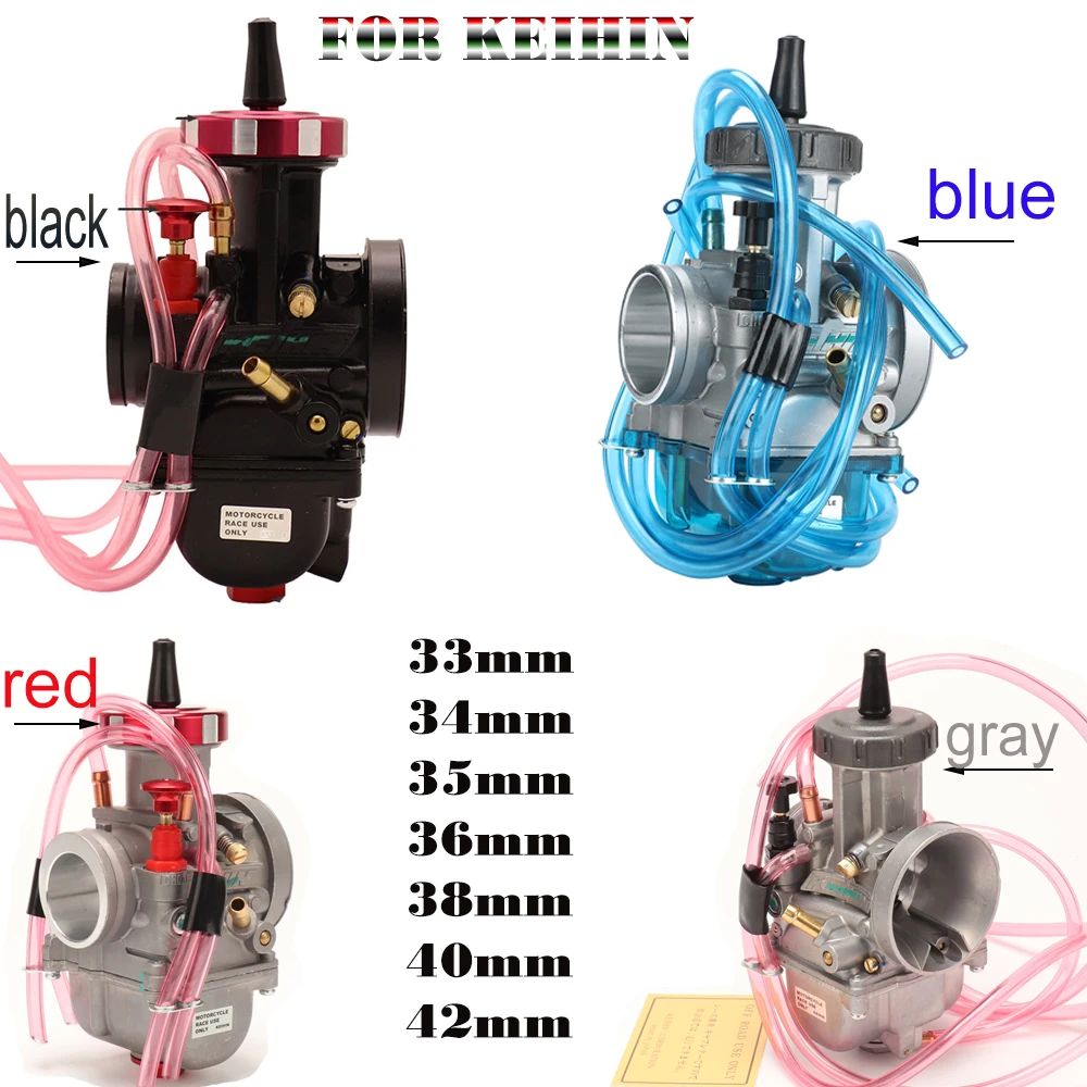 

NEW High Quality PWK 33 34 35 36 38 40 42mm KEIHIN Carburetor Air Striker Universal 2T 4T Engine Motorcycle Scootter UTV ATV