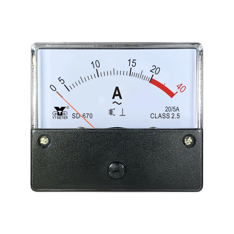 SD670 Амперметр перегрузки переменного тока 30/50/75/100/200/400/5A Указатель 2 буфера dh670