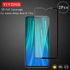 Стекло YIYONG 9D с полным покрытием клея для Xiaomi Redmi Note 8T 8 Pro, закаленное стекло для защиты экрана Xiaomi Note 7 8 2021