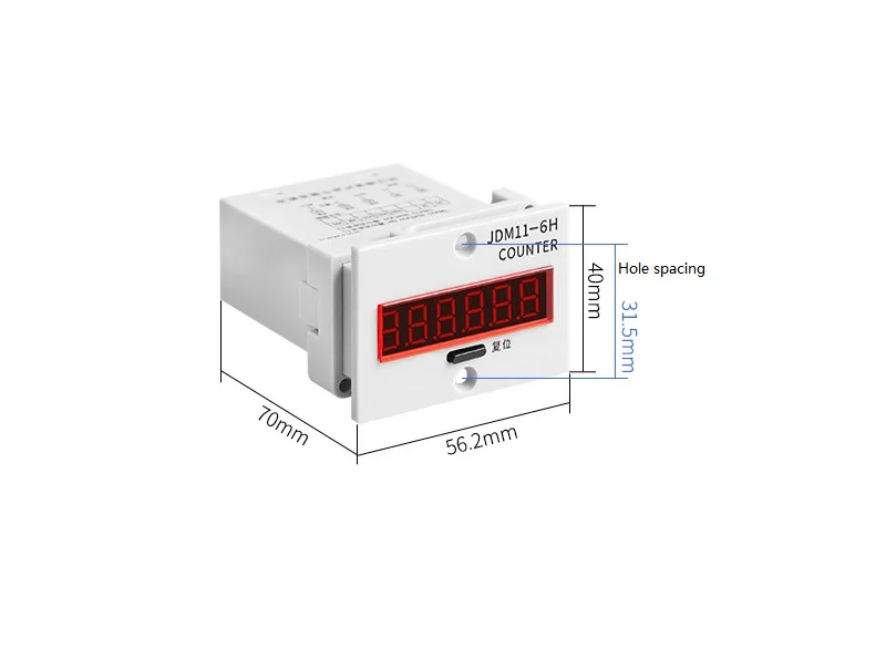 

Electronic punch accumulation counter