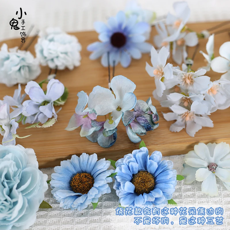 Женские аксессуары оригинальный цветок hanfu древняя песня свадебный головной