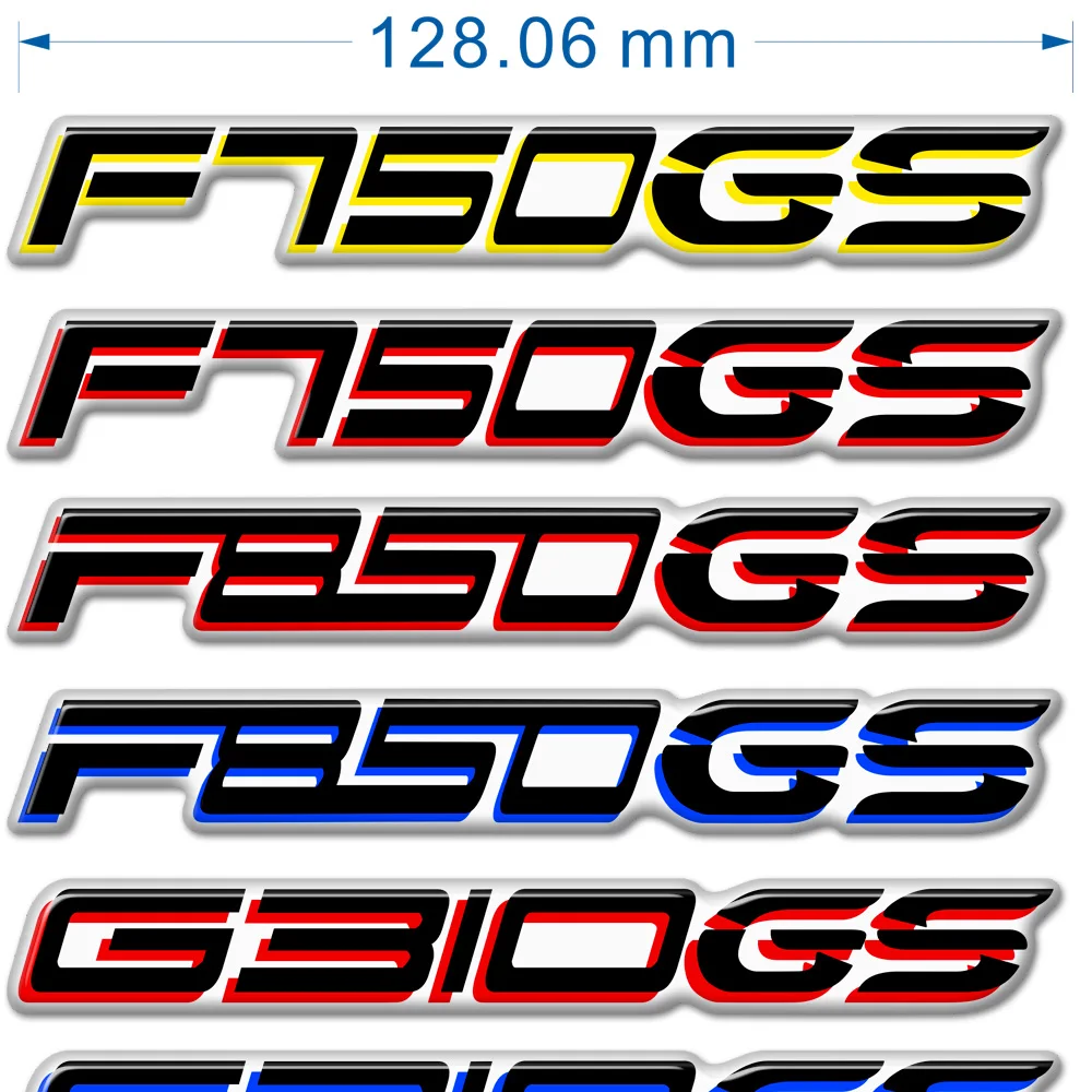 

For BMW G310GS F650GS F750GS F850GS F 650 750 850 GS Tank Pad Emblem Logo Protector Fairing Fender Stickers Luggage Aluminum