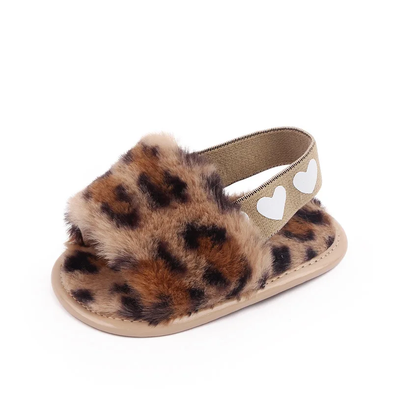 Fashion Faux Fur Baby Shoes for Newborn Spring Winter Cute Infant Toddler Baby Boys Girls Shoes images - 6