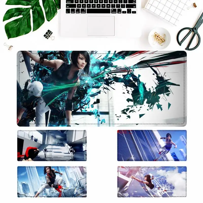 

Soft Mirrors Edge Catalyst Gaming Mouse Pad Laptop PC Computer Mause Pad Desk Mat For Big Gaming Mouse Mat For Overwatch/CS GO