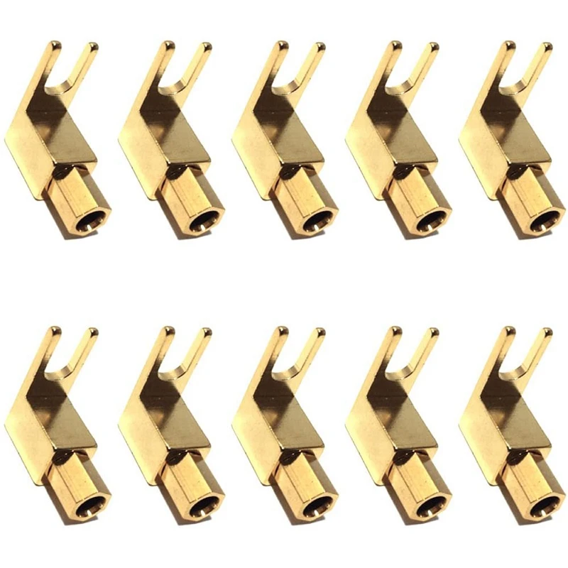 Лучшие предложения вилка-Лопатка под прямым углом и соединительная вилка-4 мм