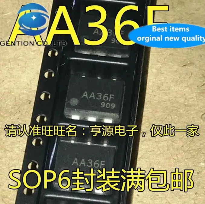 10pcs 100% orginal new  AA36F PRAA36F optocoupler SOP6 optocoupler AA36 solid state relay
