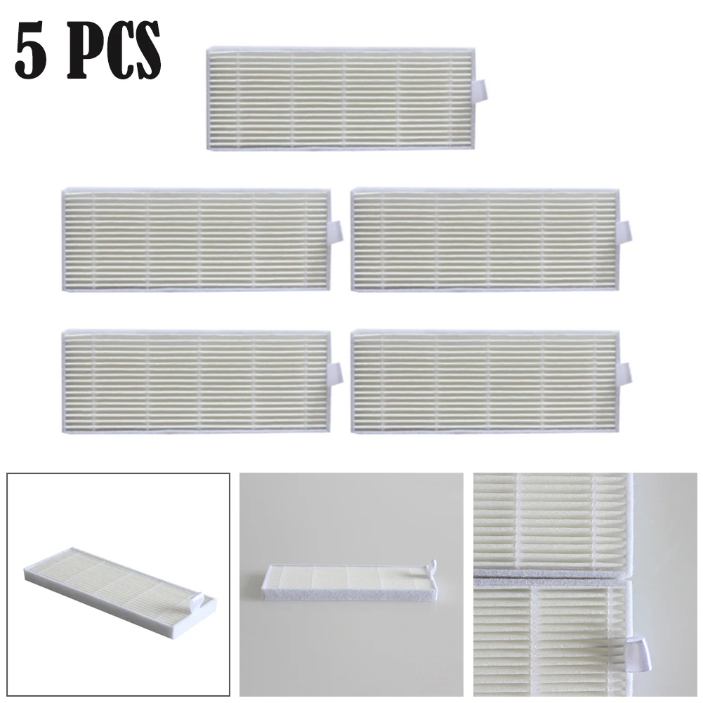 

5pcs Hepa Filters Set For Vileda VR ONE Robotic Vacuum Cleaner Parts Accessories Washable Filter Strainer Replacement Spare