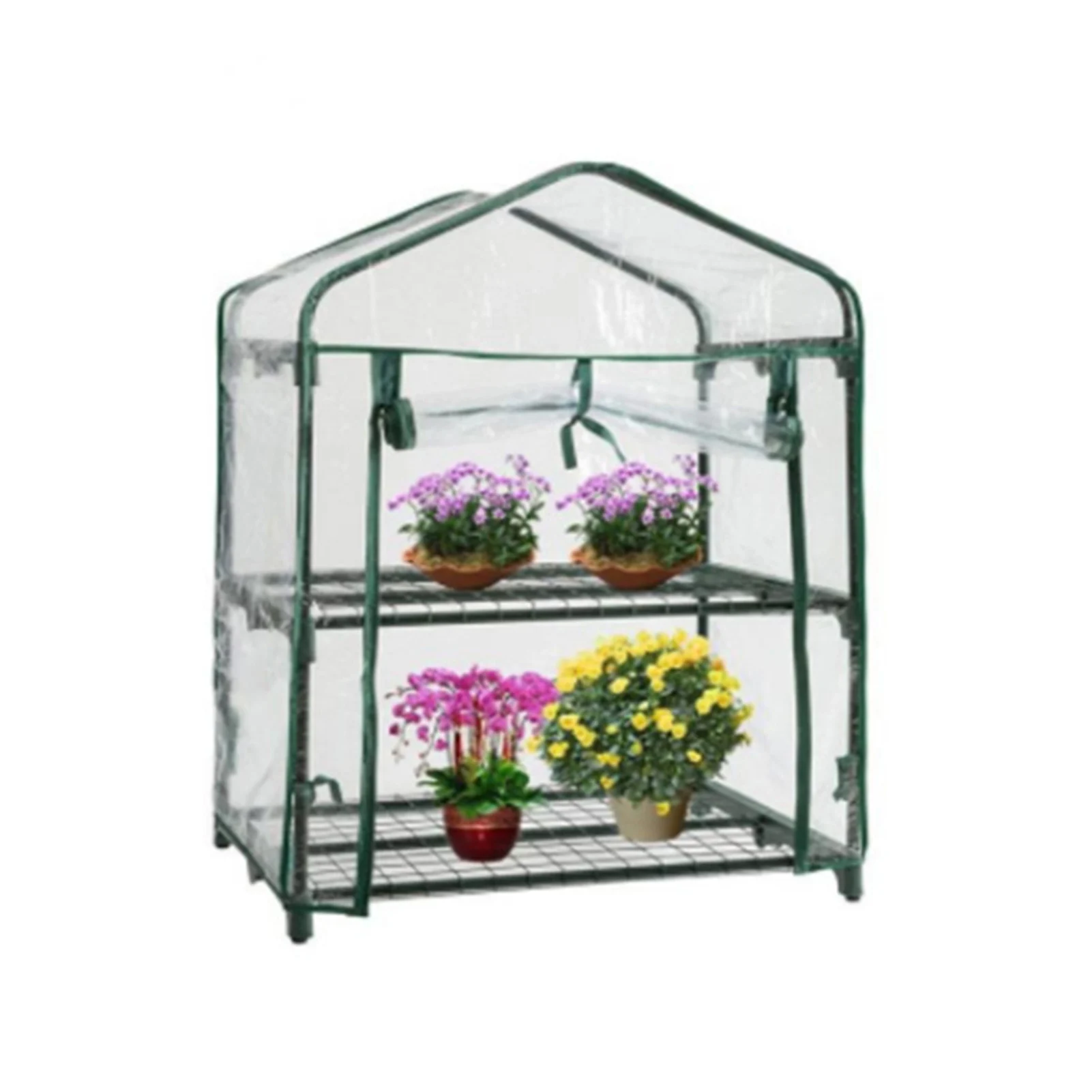 

Portable Greenhouse Cover Easy to Assemble Weather-Resistant Plant Cover for Outdoor Gardening Plants