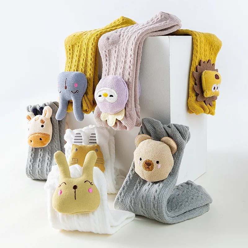 

Newborns Knit Toddlers Children's Clothing Socks Girl Kids Boy Cotton Cute Cartoon Breathable Warm Children Baby Anti-skid Socks