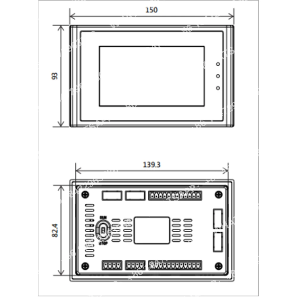 Фото Samkoon 4,3-дюймовый экран HMI PLC в одном GT-043-16MT GC-043-16M-C GC-043-16M2AI-C GC-043-16M4AI-C №2
