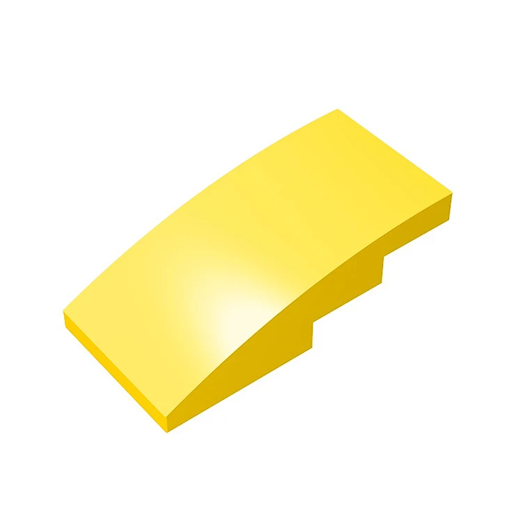 

10pcs MOC Brick Parts 93606 Slope Curved 4 x 2 No Studs Compatible Building Block Particle DIY Assmble Kid Puzzle Brain Toy Gift