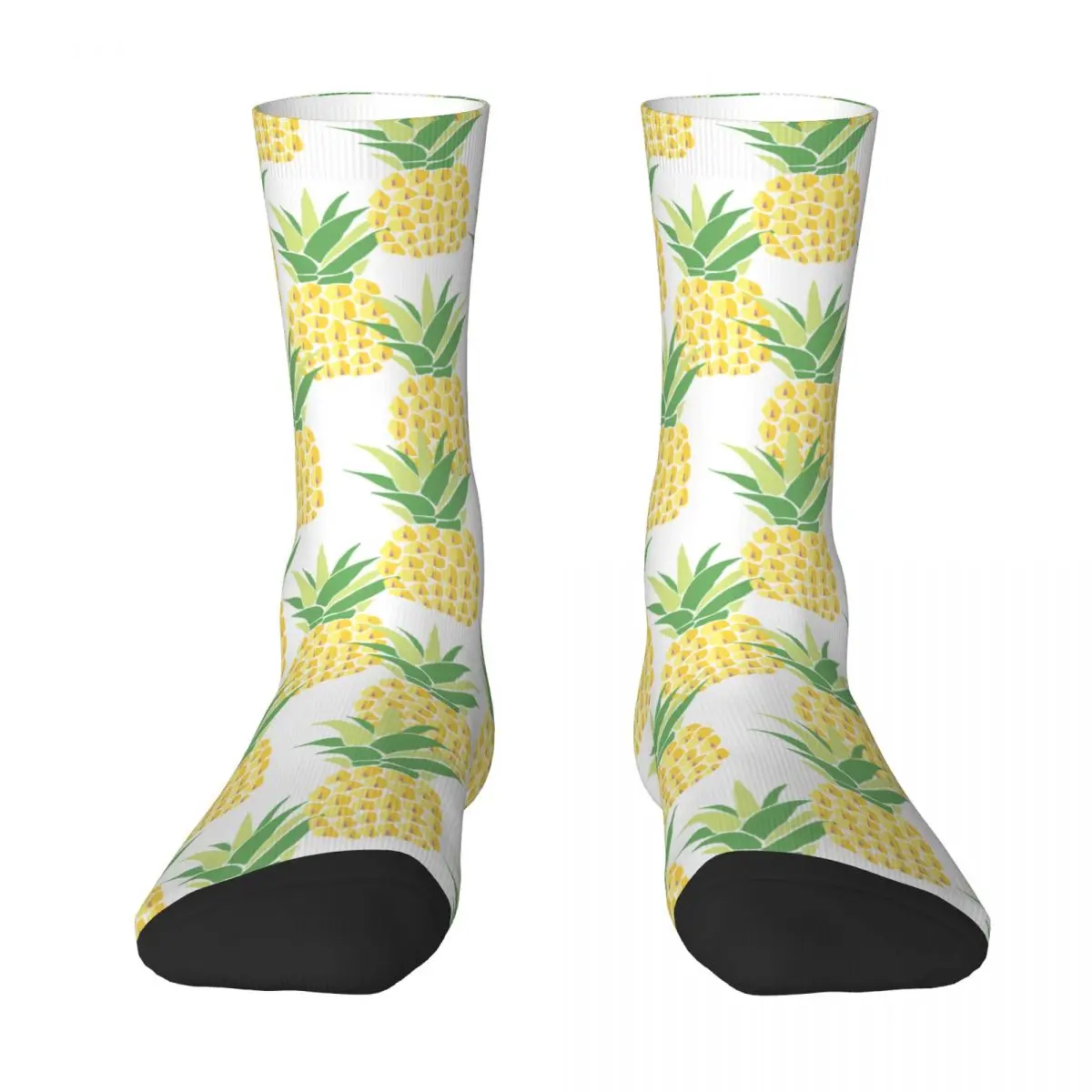 Contracted And Pineapple Adult Socks Pineapple,simplicity, plants, texture Unisex socks,men Socks women Socks