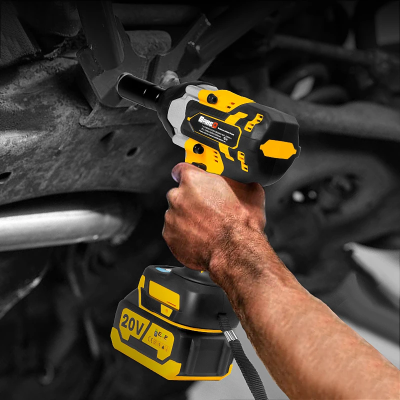 BABEQ 1800N.M Бесщеточный электрический ударный гайковерт с крутящим моментом 1/2 дюйма