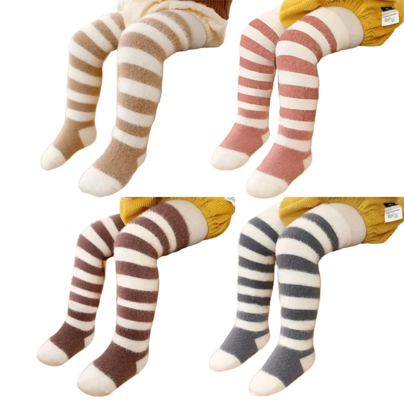 

Infant Knee-High Socks Slip-proof Heel Gender Neutral Newborn Socks Shower Gift