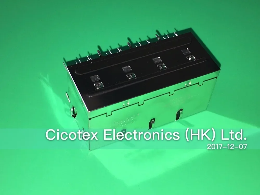 0833-2X4R-55-F RJ45 CONN MAGJACK 8PORT 100 BASE-T