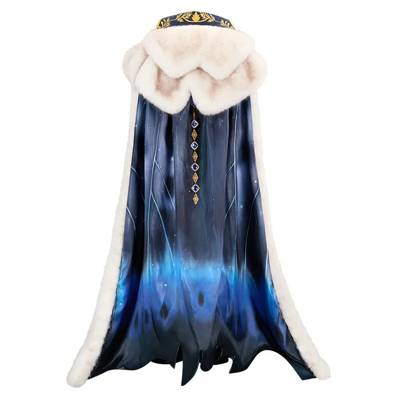 Игра Identity VAlva Lorenz Pustelnik Warden Косплей Костюм Длинный Меховой Воротник Плащ Жилет