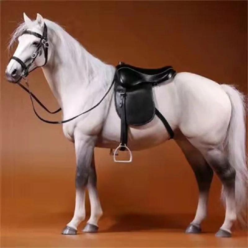 

Resin Simulation Horse 1/6 Model Horse 30cm Soldier Accessories Doll Accessories children's toys Anime mount