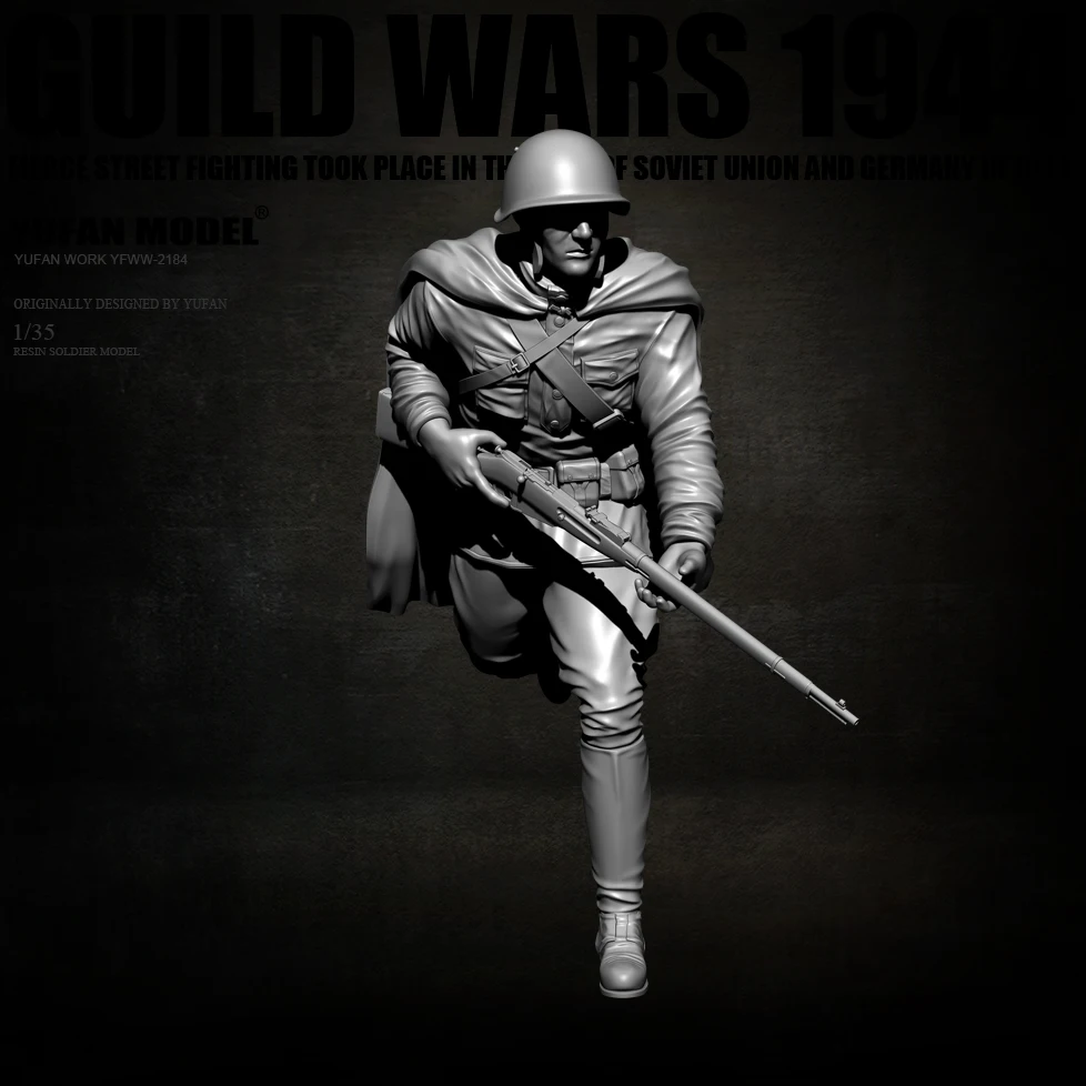 

YUFAN MODEL 1/35 Resin Soldier model kits figure colorless and self-assembled YFWW-2184