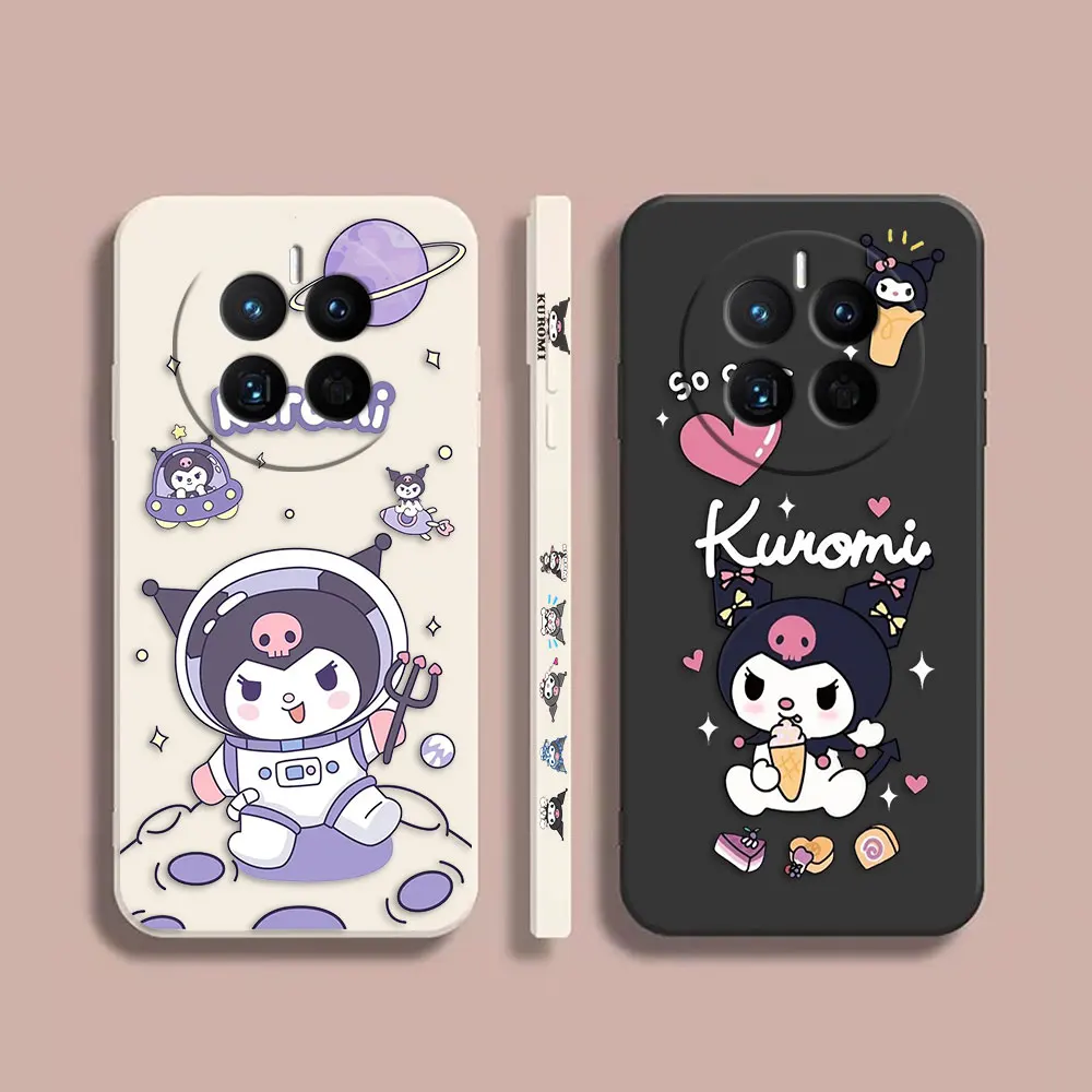 

Phone Case For Huawei MATE 20 20X 30 40 50 P20 P30 P40 P50 P60 PRO PLUS Case Cover Funda Cqoue Shell Capa Cartoon K-Kuromi Art