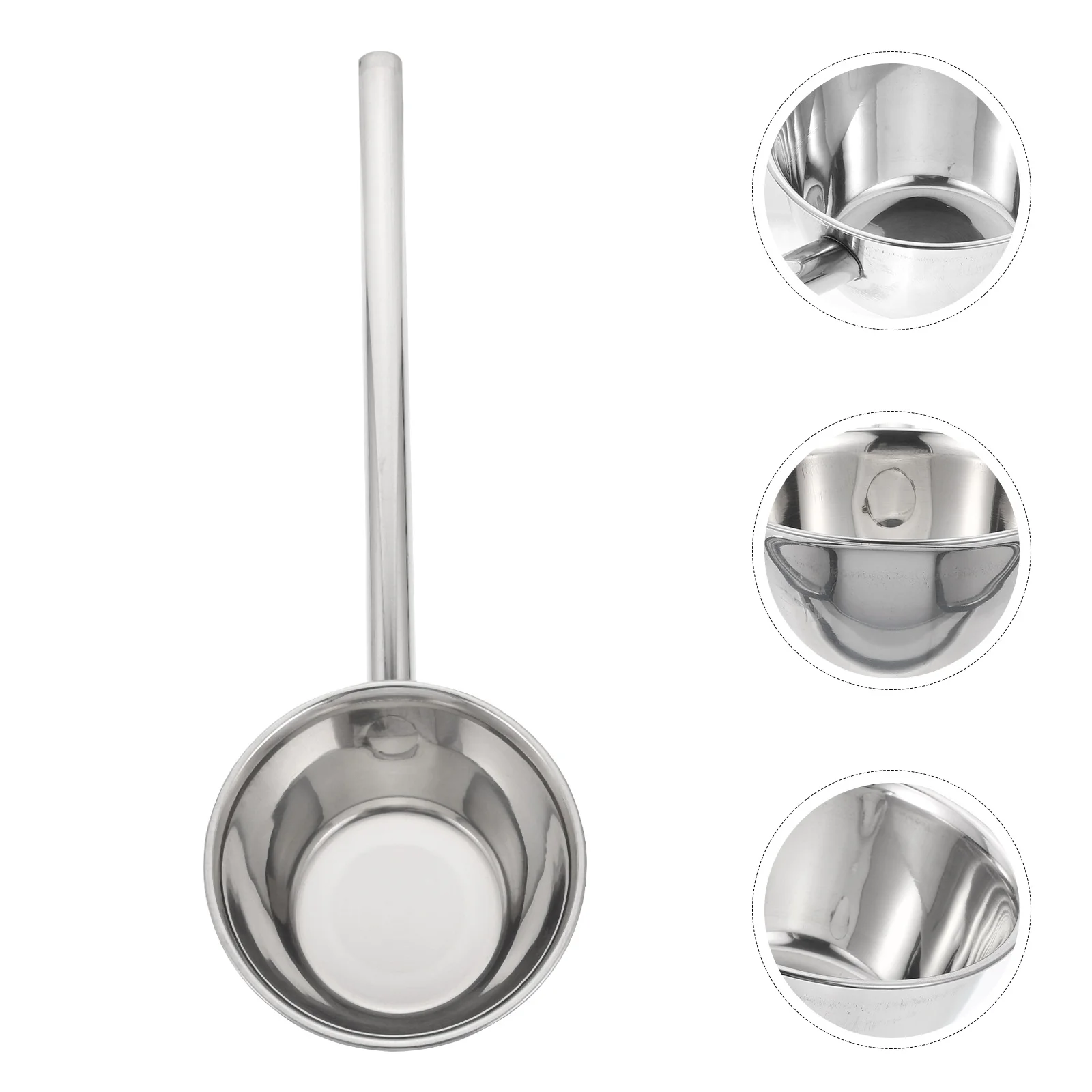 

Watering Tool Stainless Steel Ladle Japanese Water Ladle Stainless Steel Spoon Extended Water Scoop Thicken Serving Soup Spoon