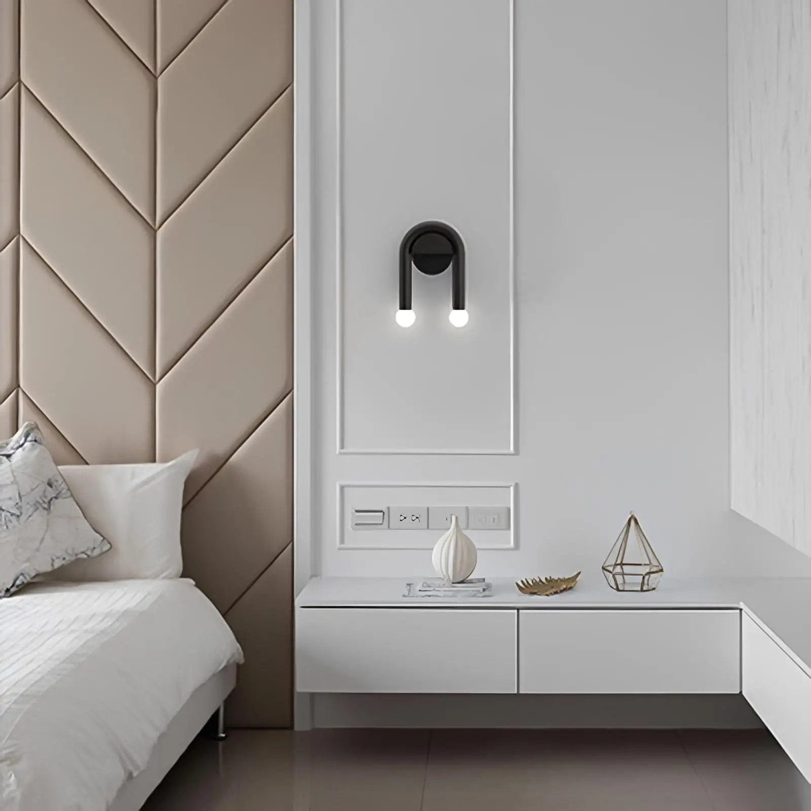

Nordic LED Wall Lamp Decor Black Light Fixture Sconce for Home Bedroom Bedside Bathroom Hallway Cafe Bar Corridor Stairway