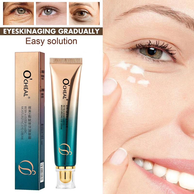 

Retinol Eye Anti-Wrinkle Cream Fades Lines Anti Dark Circles Eye Serum Remove Eye Bag Puffiness Anti-Aging Firmness Eye Care