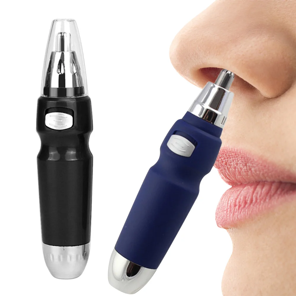 

Ear Nose Hair Trimmer Men's Battery 360° Electric Shaver Trimmer Battery Nose Hair Trimmer Electric Removal Clipper Razor Safety