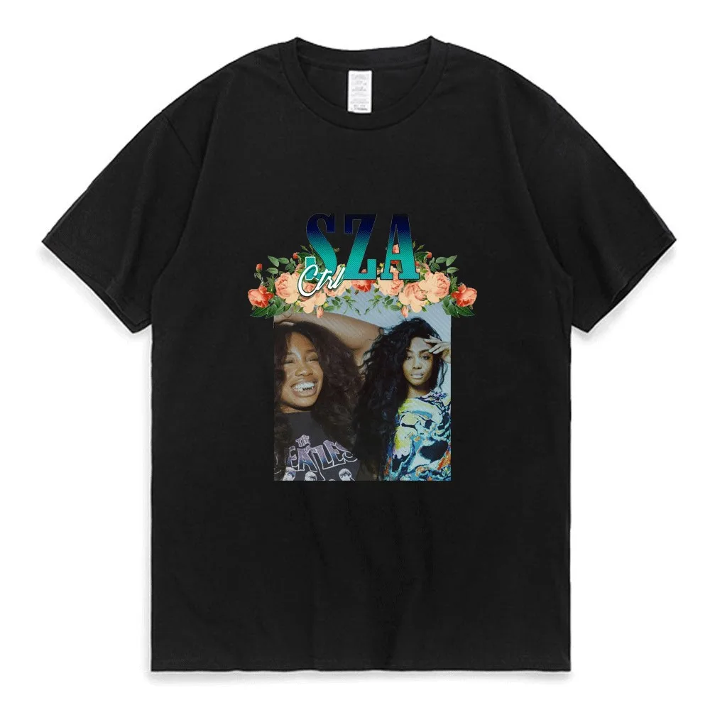 

SZA Graphic T Shirt Sza Ctrl Fan Shirt Sza Good Days RAP Hip-hop Vintage T-shirts Men Women Fashion Streetwear Short Sleeve Tees