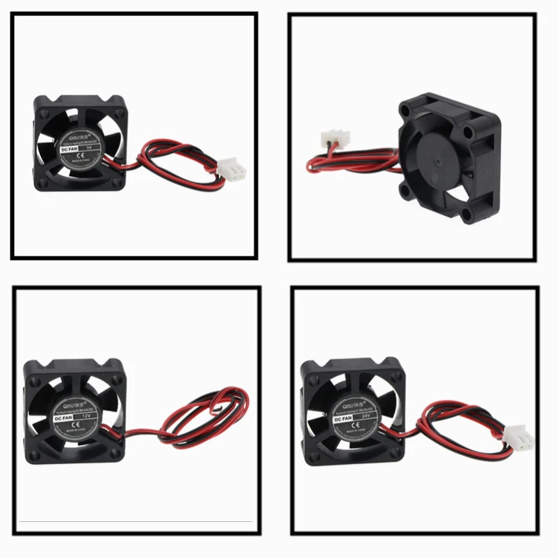 Охлаждающий вентилятор 25x25 мм 30x30 DC 5 В 12 18 24 Кулер Бесщеточный радиатор набора