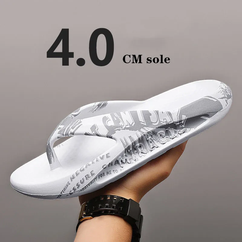 

2022 men's slippers mute eva soft indoor home slippers beach non-slip flip-flops men's slippers thick bottom non-slip shoes
