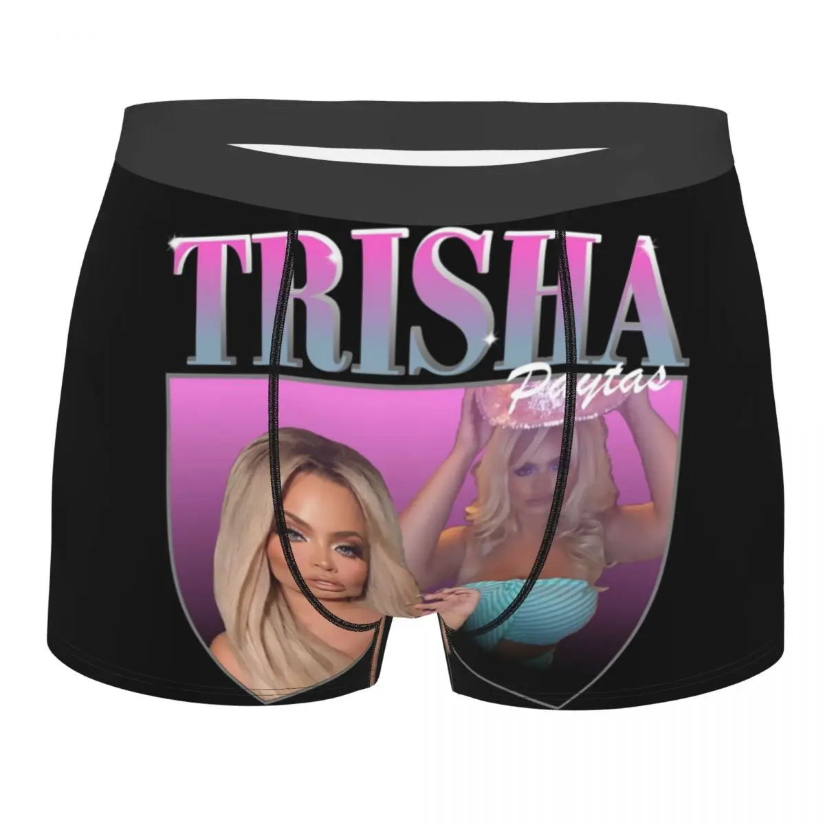 

Трусы-боксеры YouTuber Singer Trisha Paytas мужские, мягкие пикантные трусы с 3D принтом для пар, нижнее белье