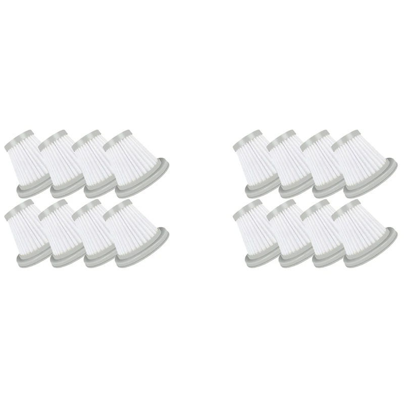 

Фильтры 16 шт. для пылесоса Deerma DX118C DX128C, аксессуары для пылесоса, элементы, робот для подметания, сменные детали для очистки