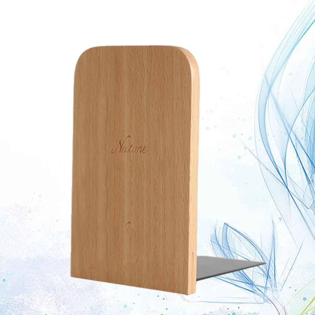 

Buchständer Buchstützen Bookends Holz Metall Bücherstützen Buchstütze Tellerständer Natural Wood Metal