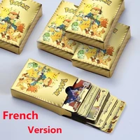 french pokemon card charizard snorlax eevee mewtwo pikachu vmax gx ex golden cards collection childrens gifts pokemon cards toy
