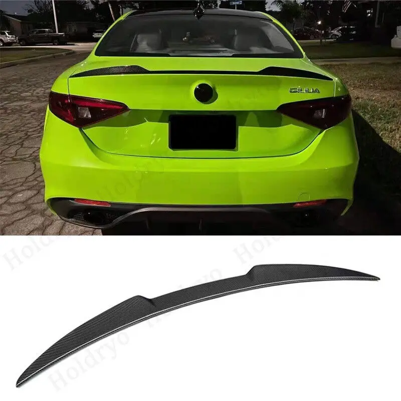 

Carbon Fiber Rear Trunk Spoiler Wing for Alfa Romeo Giulia 952 Sedan 2015-2021