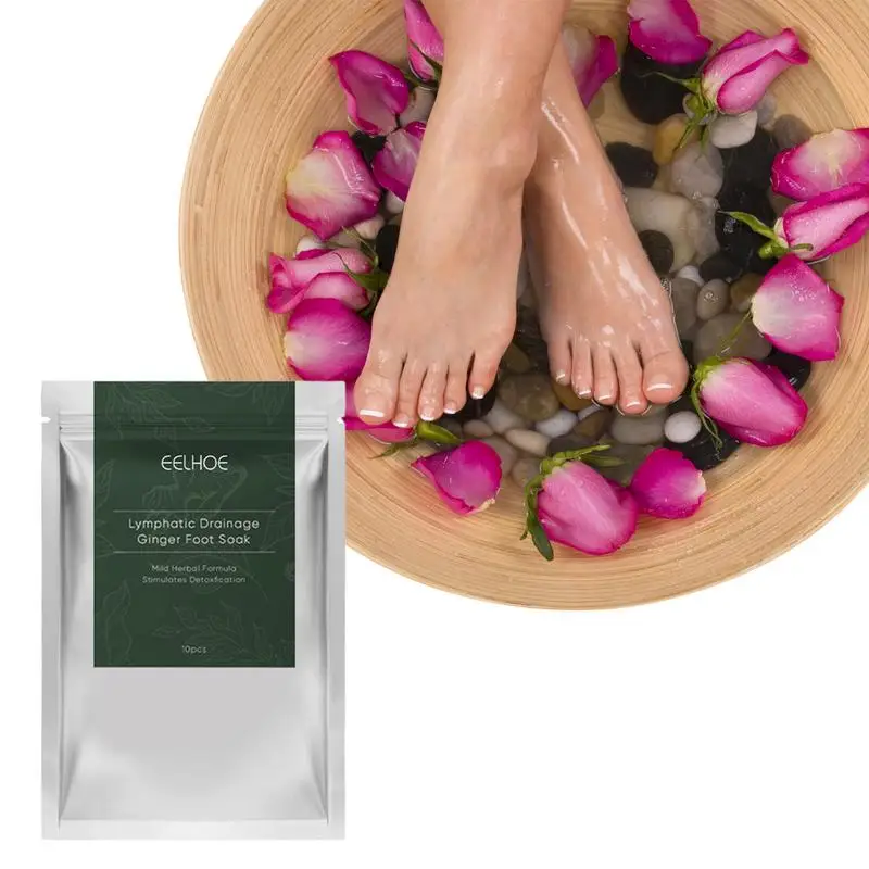 

10/20pcs Ginger Foot Soak Bags Foot Bath Spa Herbal Foot Bathing Bag Wormwood Feet Bath Packs Bath Foot Body Care Improve Sleep
