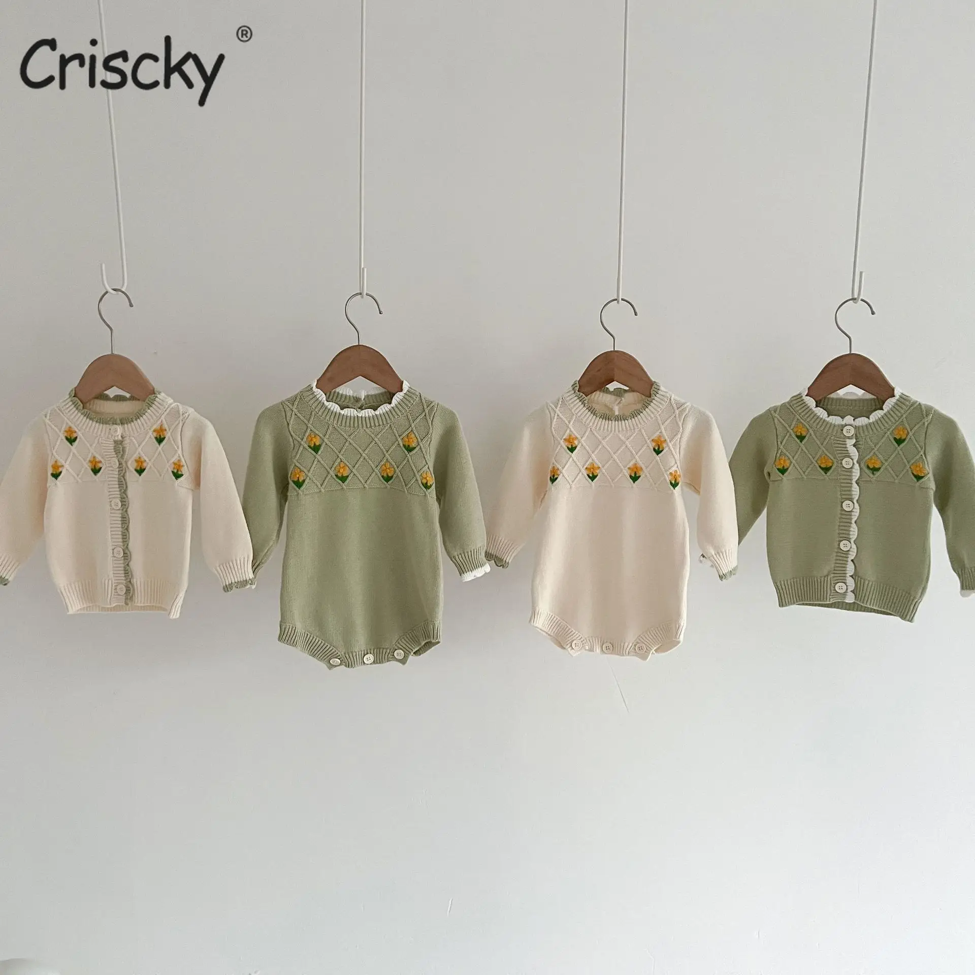 

Осенняя вязаная одежда для младенцев 2022, комбинезоны для новорожденных, кардиган, милое хлопковое боди для младенцев, комбинезон, Комбинезо...