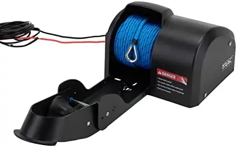 

Outdoors Pontoon 35-G3 Anchor Winch | Features a High-Efficiency, 12-Volt DC, All Steel Gear Motor and 100-feet of Pre-Wound Do