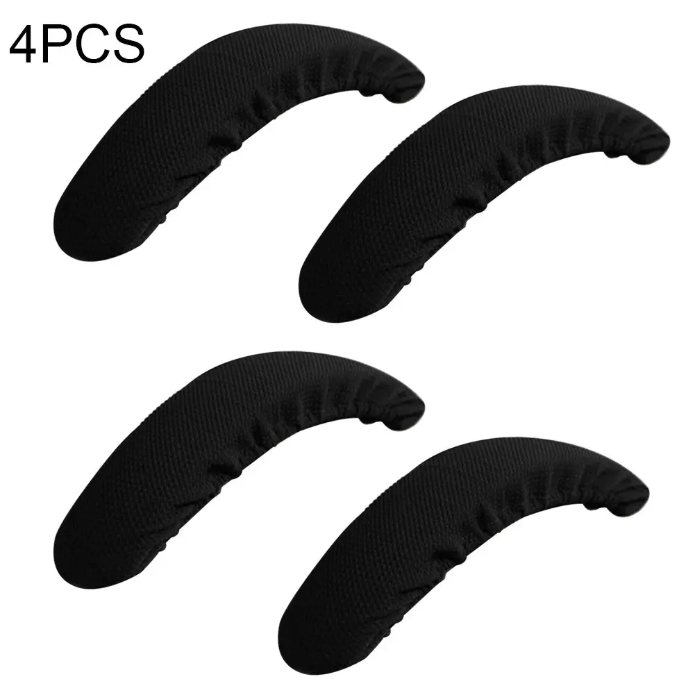 

4pcs Simple Washable Accessories Armrest Pad Modern Office Chair Arm Cover Removable Stretch Home Slipcover Black Wheelchair