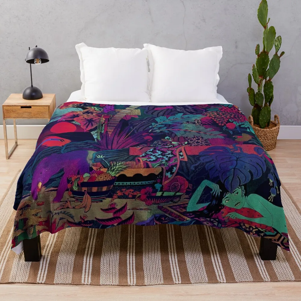 

Glass Animals Plush Anime Bedding Squishmallow Chunky Staring Throw Blankets
